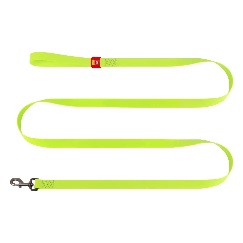Поводок для собак водостойкий, 25 мм × 500 см, L-XXL, салатовый WAUDOG Waterproof Leash