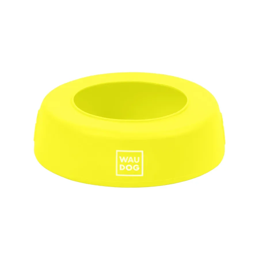 Миска-непроливайка, 750 мл, желтый WAUDOG Silicone Bowl