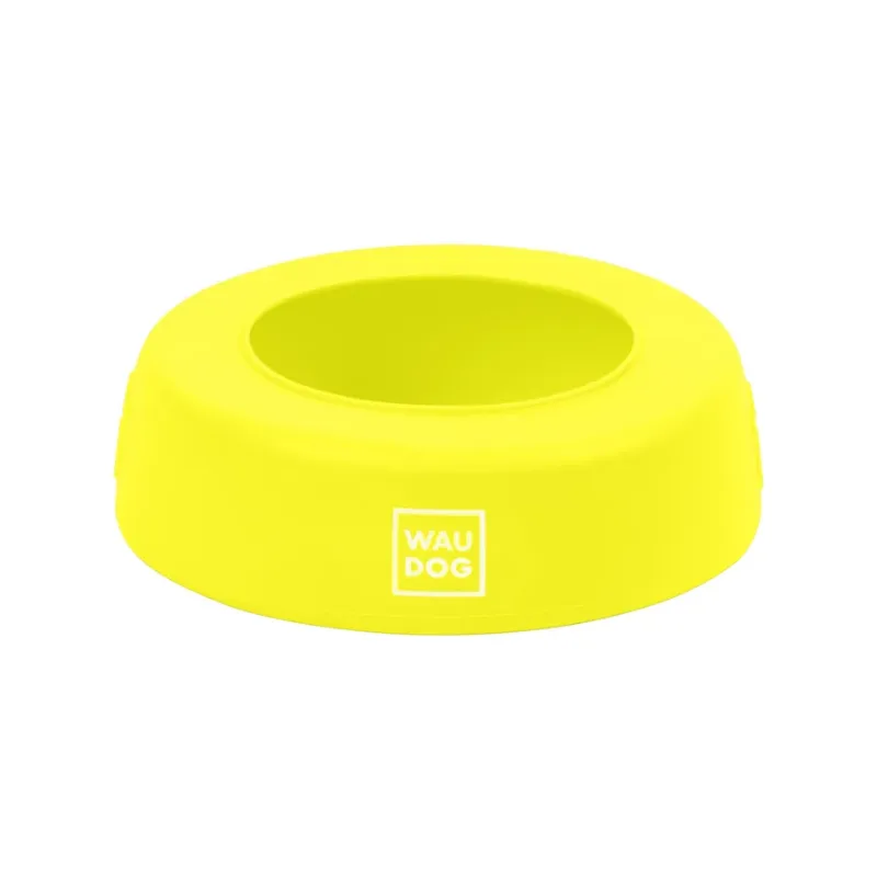 Миска-непроливайка, 750 мл, желтый WAUDOG Silicone Bowl