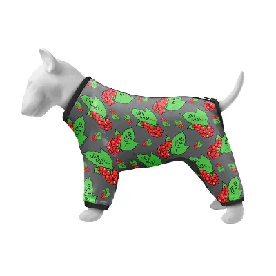Ветровка для собак «Калина», L55 WAUDOG Clothes Dog Windbreaker Kalyna