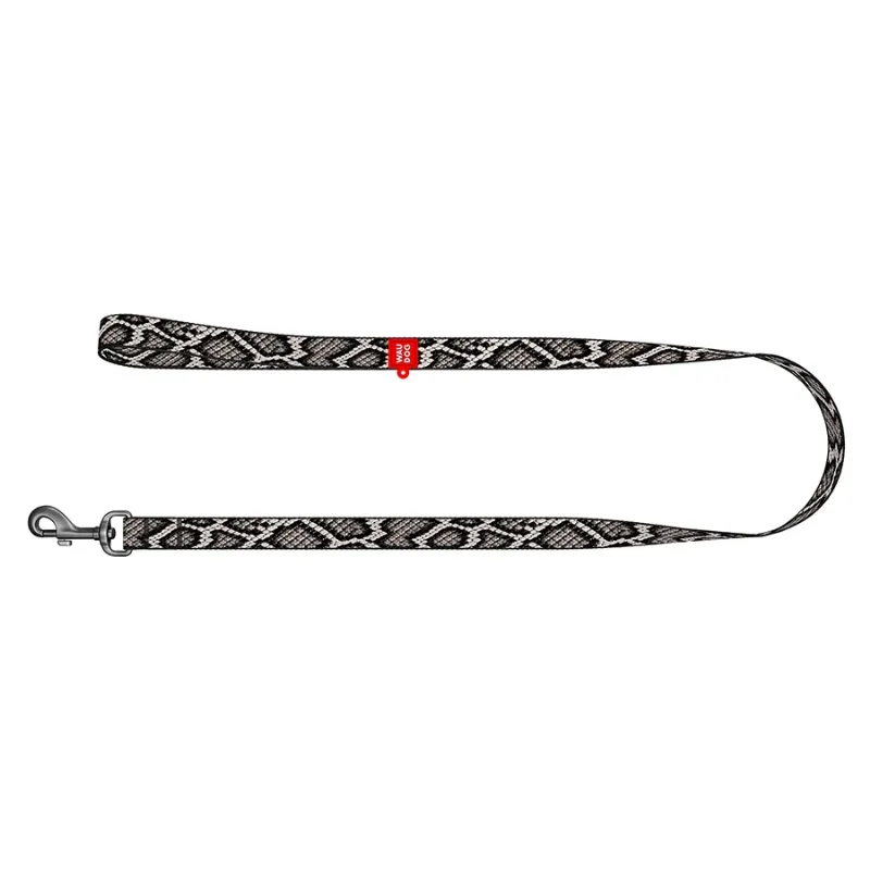 Повідець для собак нейлоновий «Змія», 15 мм × 300 см, S WAUDOG Nylon Leash Snake
