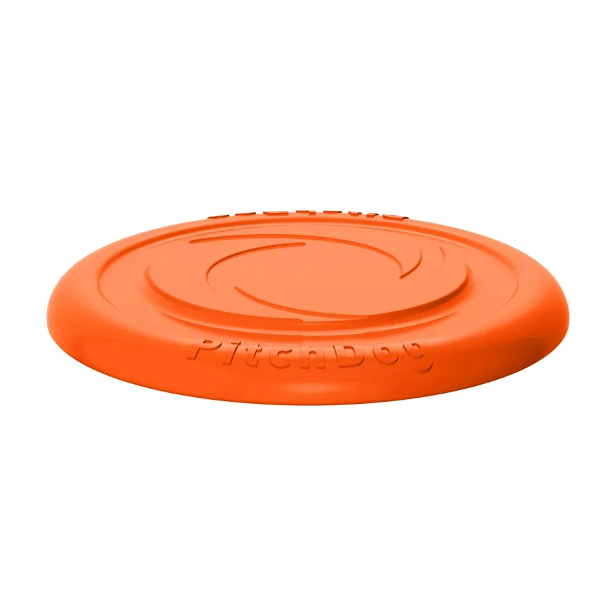 Игровая тарелка для апортировки, оранжевый PitchDog Flying Disc