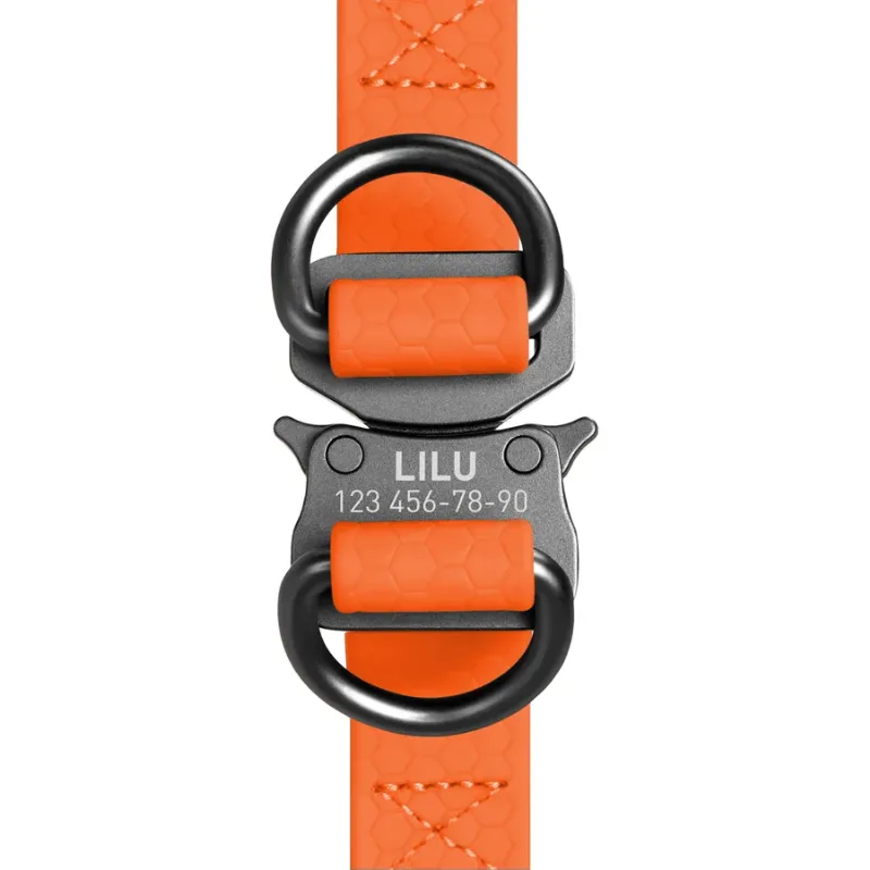 Шлея для собак водостойкая, M, оранжевый WAUDOG Waterproof Harness