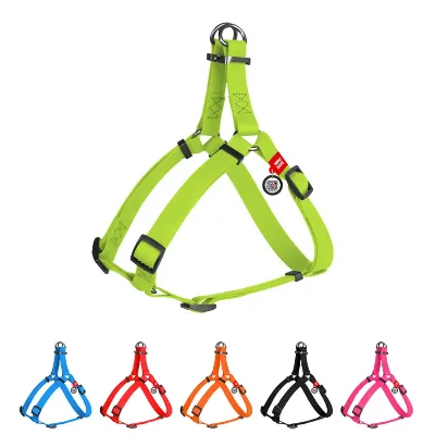 Шлея для собак водостойкая, M, салатовый WAUDOG Waterproof Harness