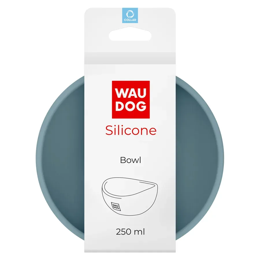 Миска, 250 мл, серый WAUDOG Silicone Bowl