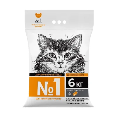 Древесный наполнитель 5+1кг SuperCat No.1 Cat Litter