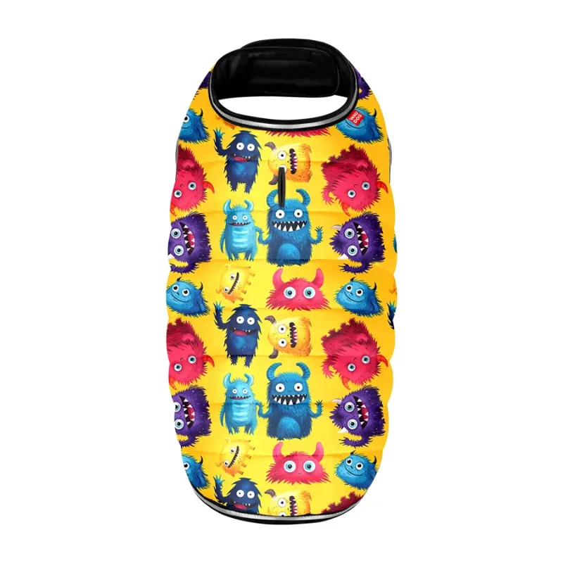 Курточка-накидка для собак «Мохнатые монстры», M WAUDOG Clothes Dog Cape Jacket Furry Monsters