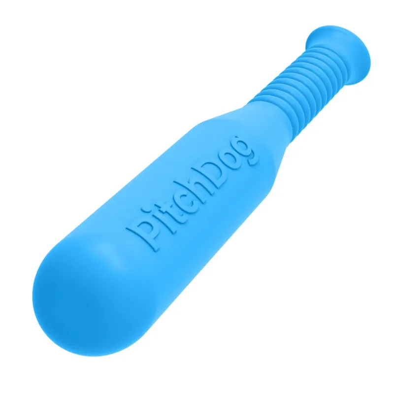 Игровая бита для апортировки, голубой PitchDog Bat