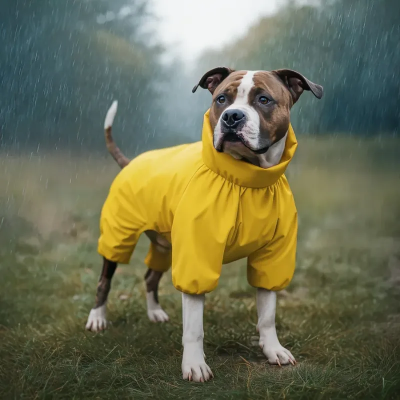 Дощовик для собак, водонепроникний, M35, жовтий WAUDOG Clothes Dog Raincoat