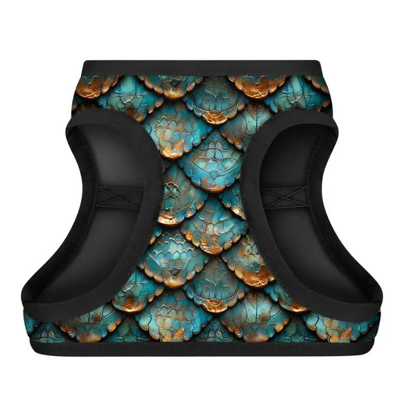 Шлея для собак м'яка «Луска», S2 WAUDOG Clothes Soft Harness Scales