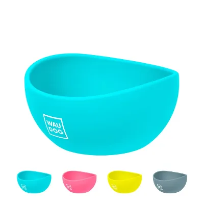 Миска, 250 мл, голубой WAUDOG Silicone Bowl