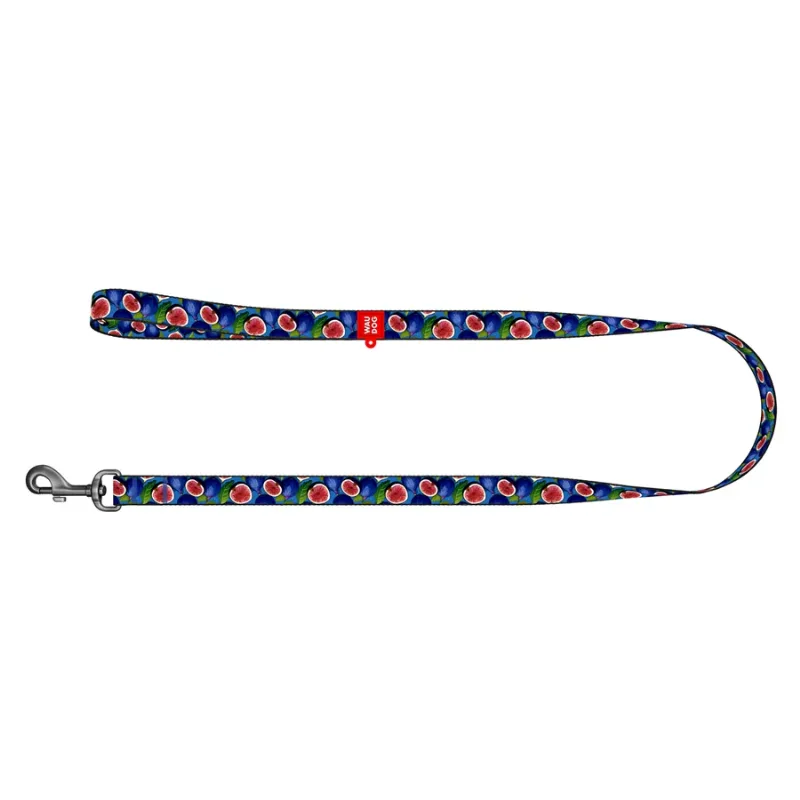Повідець для собак нейлоновий «Інжир», 20 мм × 300 см, M WAUDOG Nylon Leash Figs