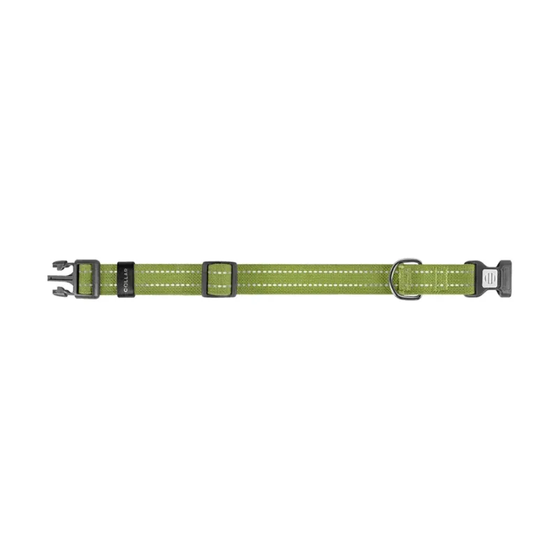 Ошейник для собак х/б тесьма Брезент, пластиковая пряжка, S Collar Canvas Collar