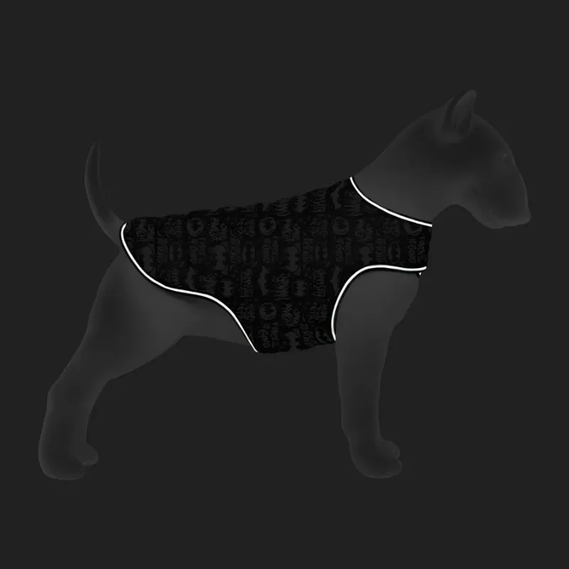 Курточка-накидка для собак «Бэтмен бело-голубой», S WAUDOG Clothes Dog Cape Jacket Batman White-Blue