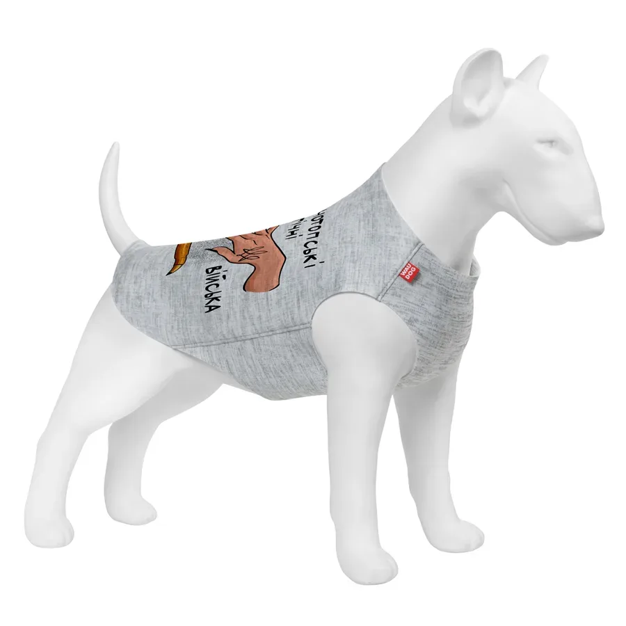Майка для собак «Конотопские магические войска», S35 WAUDOG Clothes Dog T-Shirt Konotop Magic Troops
