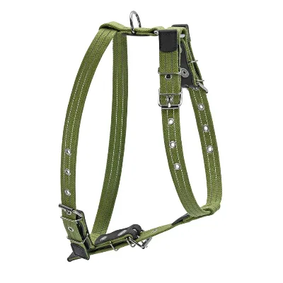 Шлея бавовняна тасьма Брезент для середніх собак, M Collar Canvas Harness