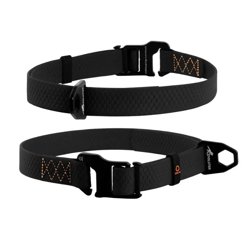Нашийник, регульований, універсальний, S-XL, чорний EVOLUTOR Collar