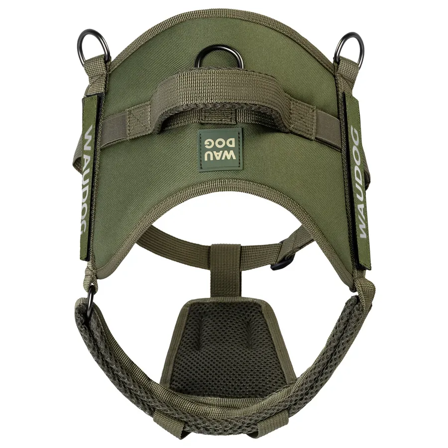 Шлея для службових собак, світловідбивна, L, хакі WAUDOG PRO-2 Harness