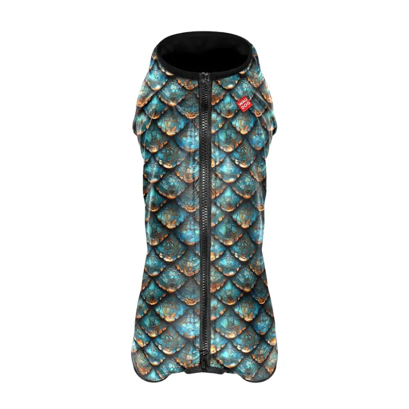 Ветровка для собак «Чешуя», S40 WAUDOG Clothes Dog Windbreaker Scales