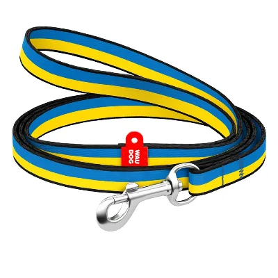 Повідець для собак нейлоновий «Colors of freedom», XS WAUDOG Nylon Leash Colors of Freedom