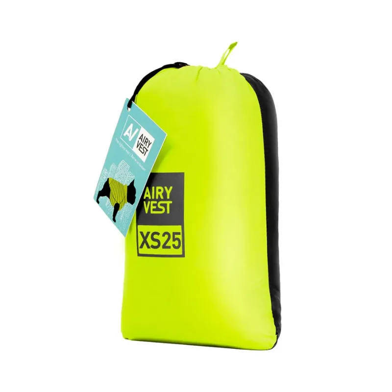 Курточка для собак двостороння, XS25, салатово-чорна AiryVest Dog Jacket
