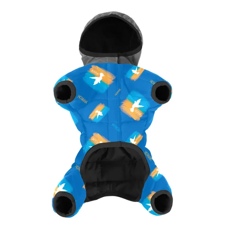 Комбінезон для собак «Прапор», L50 WAUDOG Clothes Dog Jumpsuit Flag