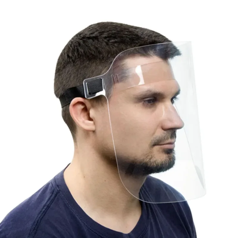 Екран для обличчя захисний, пластик, XS-XL WAUDOG Safety Face Shield