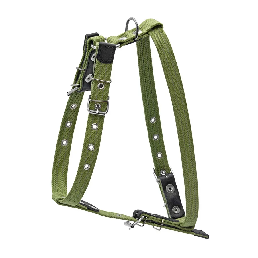 Шлея бавовняна тасьма Брезент для малих та середніх собак, S Collar Canvas Harness