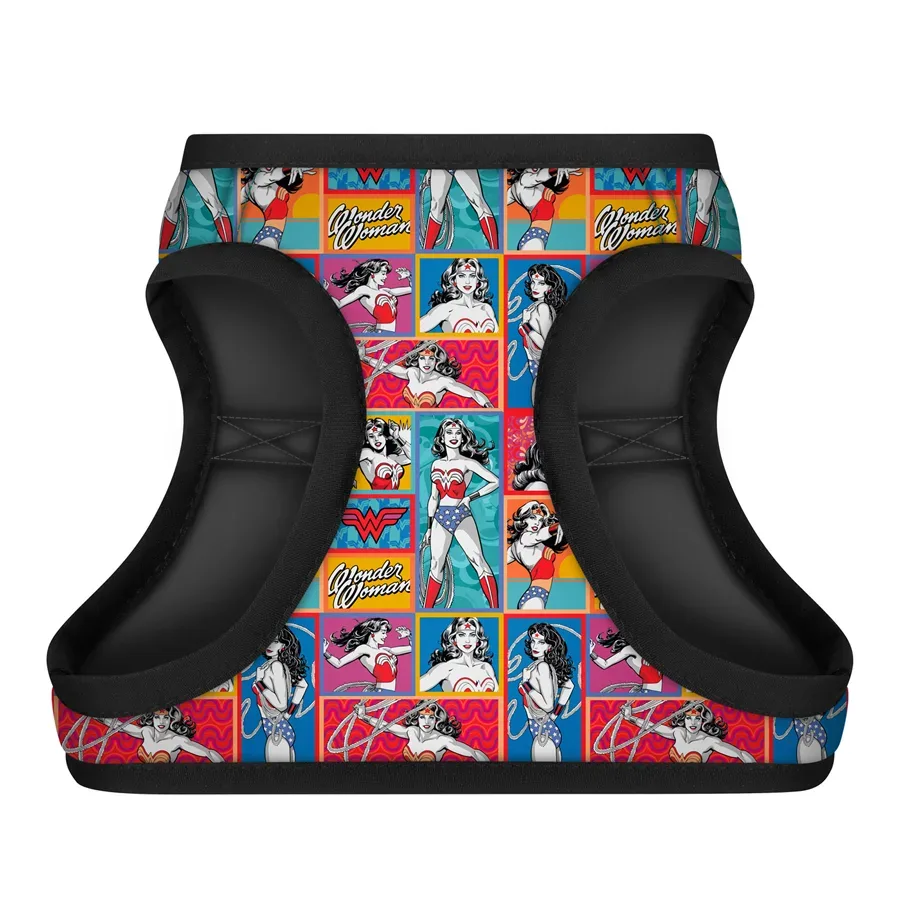 Шлея для собак мягкая «Чудо-женщина комикс», XS3 WAUDOG Clothes Soft Harness Wonder Woman Comics