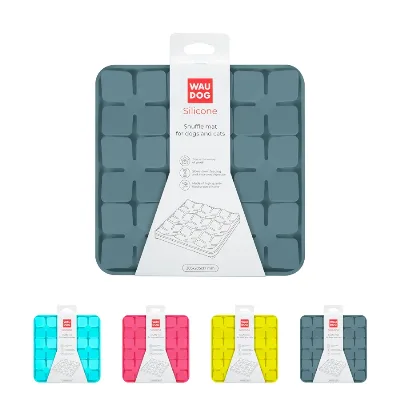 Килимок для пошуку корму, 205х205х17 мм, сірий WAUDOG Silicone Snuffle Mat