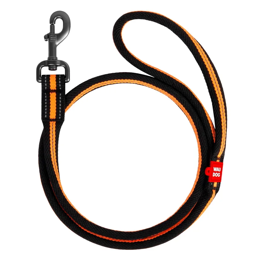 Повідець-шнур для собак нейлоновий, амортизуючий, M WAUDOG Nylon Leash