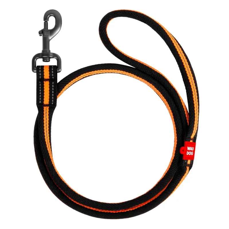Повідець-шнур для собак нейлоновий, амортизуючий, M WAUDOG Nylon Leash