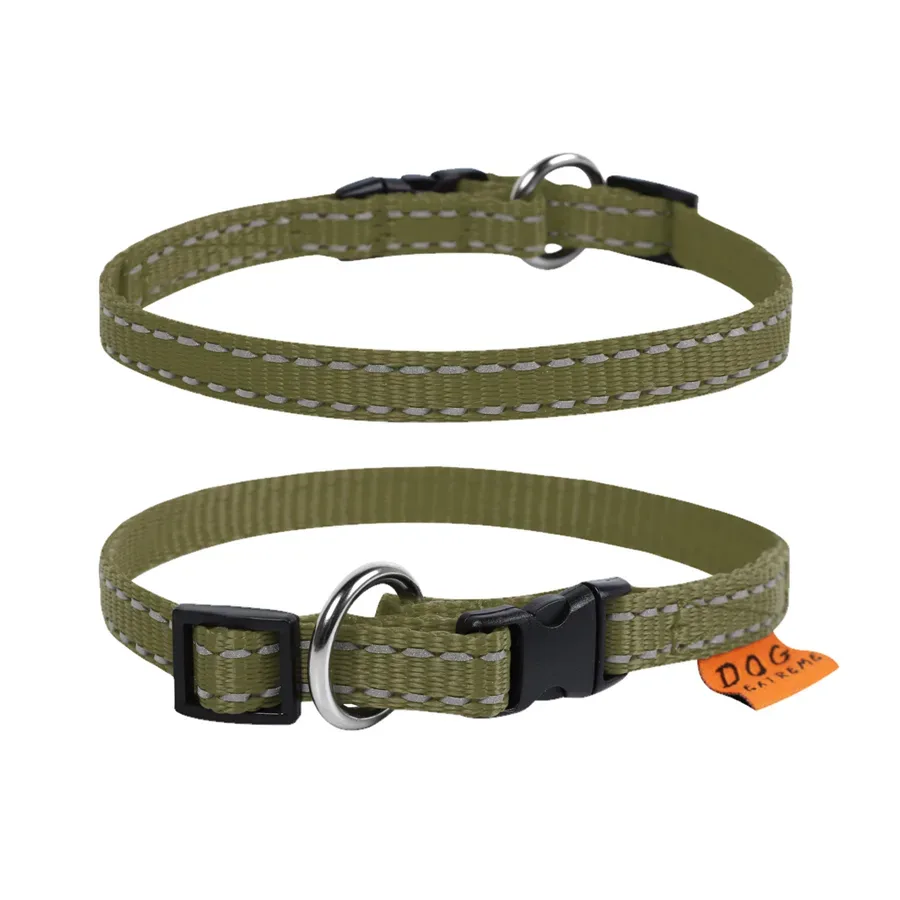Нашийник з нейлону регульований, XS1, хакі Dog Extreme Collar