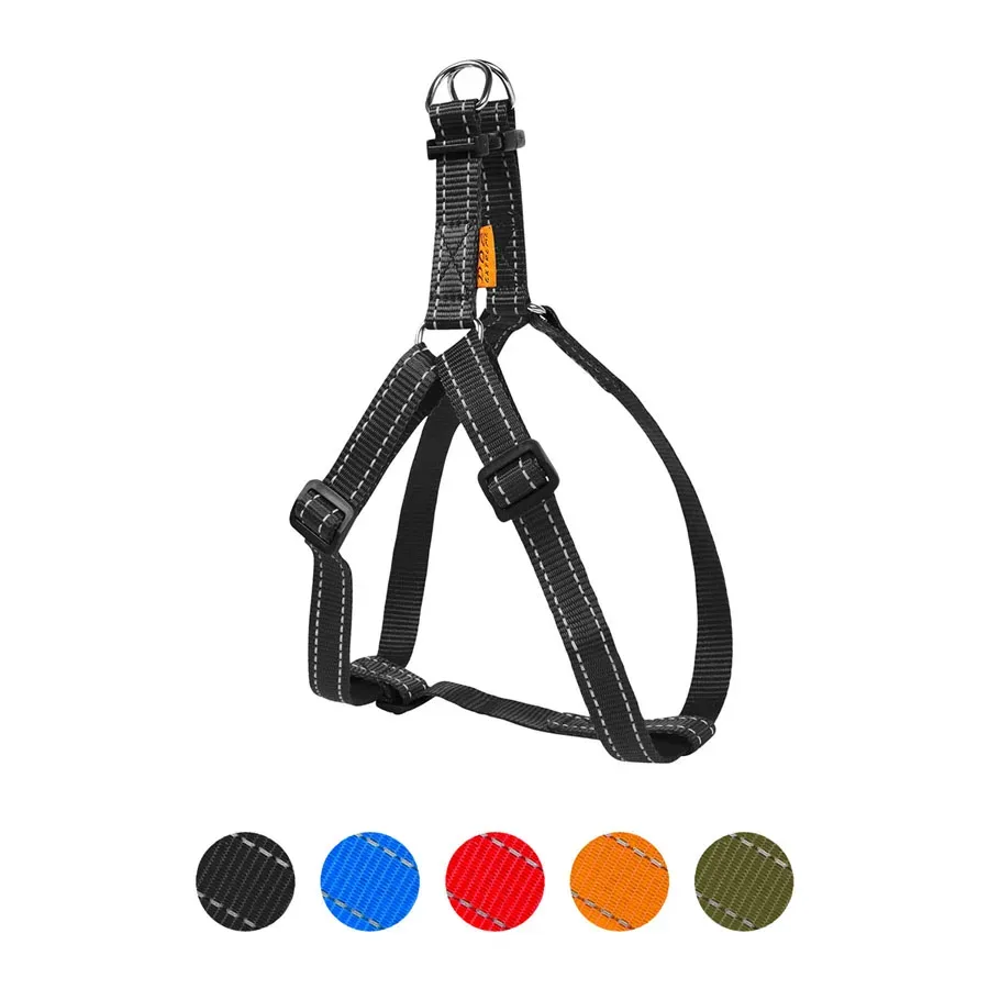Шлея з нейлону, регульована, M, чорний Dog Extreme Harness