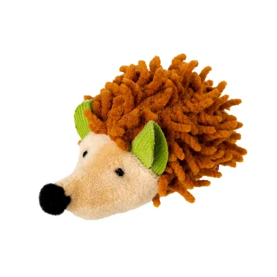 Игрушка для котов Ежик с электронным чипом, текстиль, 7 см GiGwi Melody chaser Hedgehog Sound Chip Toy