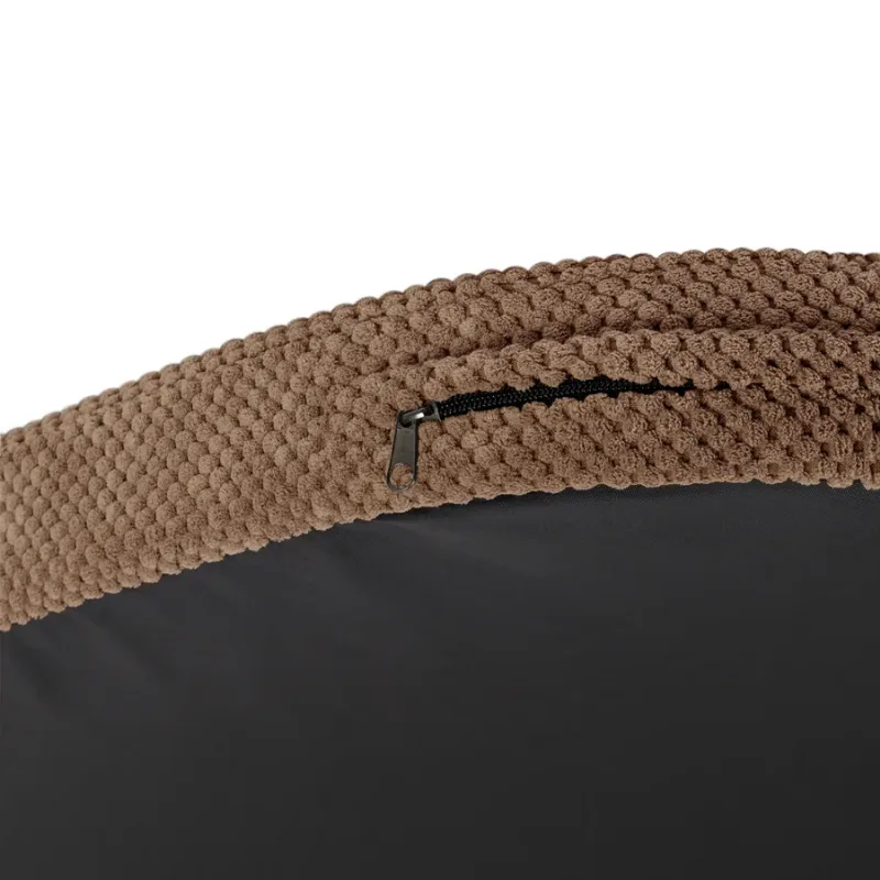 Лежанка для собак, Доріс велюр, зі знімним чохлом, M, бежевий WAUDOG Relax Pet Bed