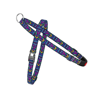 Шлея для собак швидкознімна «Інді», L WAUDOG Nylon Harness Indie