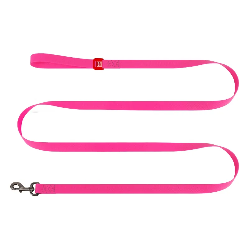 Повідець для собак водостійкий, 15 мм × 500 см, S, рожевий WAUDOG Waterproof Leash