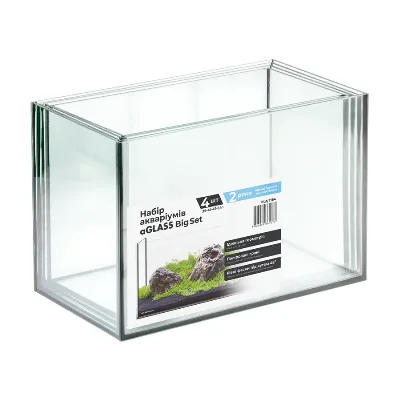 Набор аквариумов aGLASS Big Set 4 шт (35-41-47-54л) AquaLighter aGlass Aquarium Kit