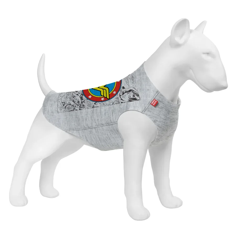 Майка для собак «Чудо-женщина комикс», M40 WAUDOG Clothes Dog T-Shirt Wonder Woman Comics