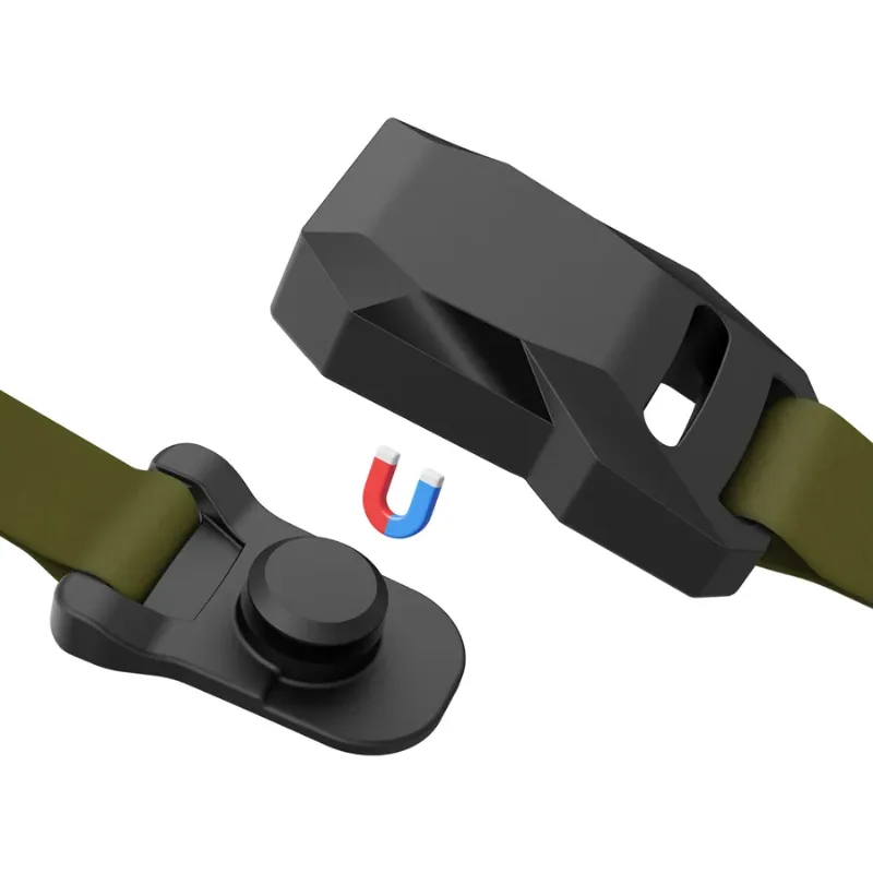 Ошейник для собак водостойкий, S, хаки WAUDOG Magnet Collar