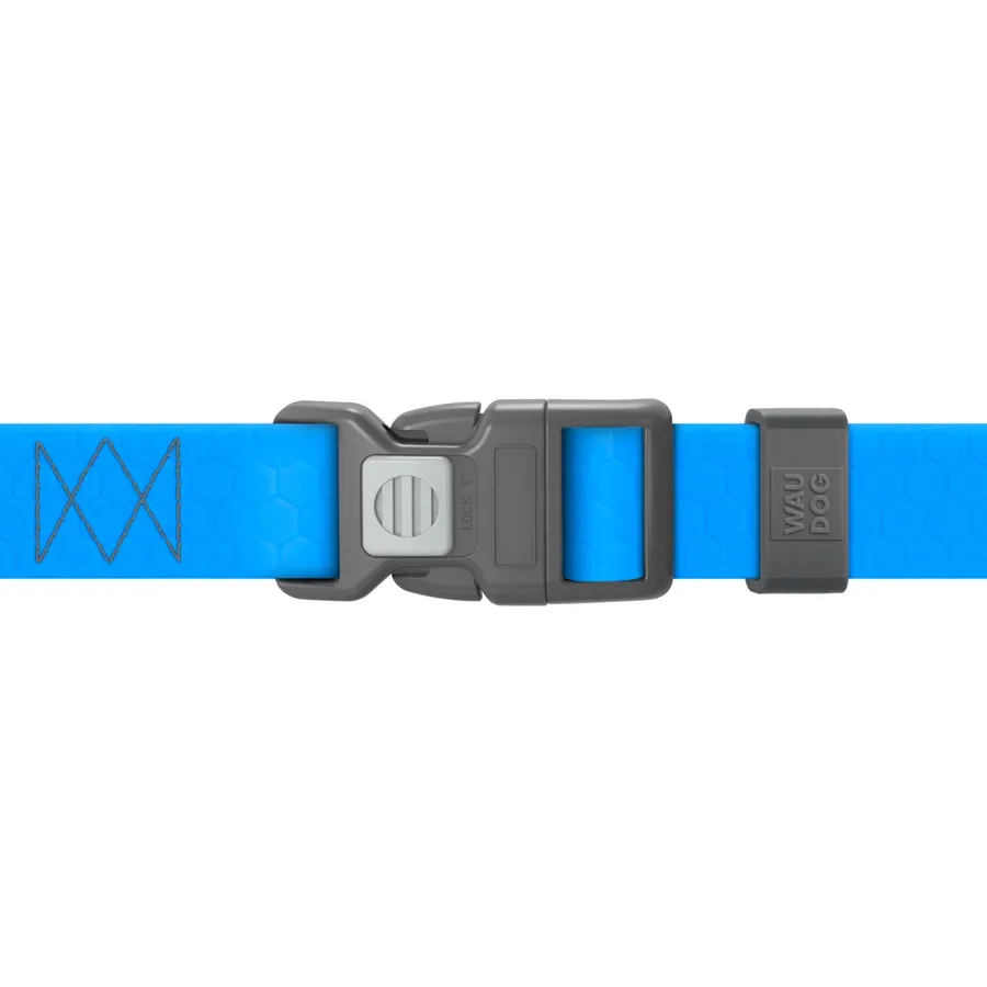 Шлея для собак водостійка анатомічна Н-подібна, S, блакитний WAUDOG Waterproof Anatomic Harness