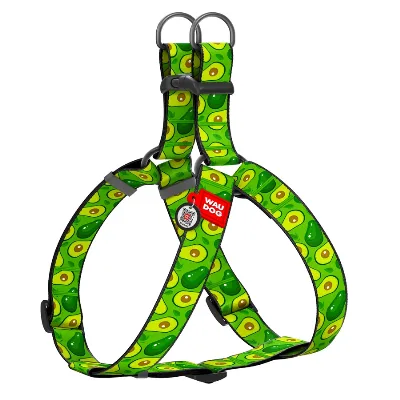 Шлея для собак «Авокадо», XL WAUDOG Nylon Harness Avocado