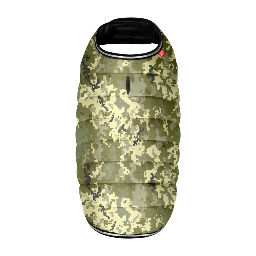 Курточка-накидка для собак «Мілітарі», M WAUDOG Clothes Dog Cape Jacket Military