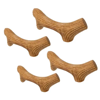 Игрушка для собак Рог жевательный, дерево, полимер, XS GiGwi Wooden Antler Horn Toy