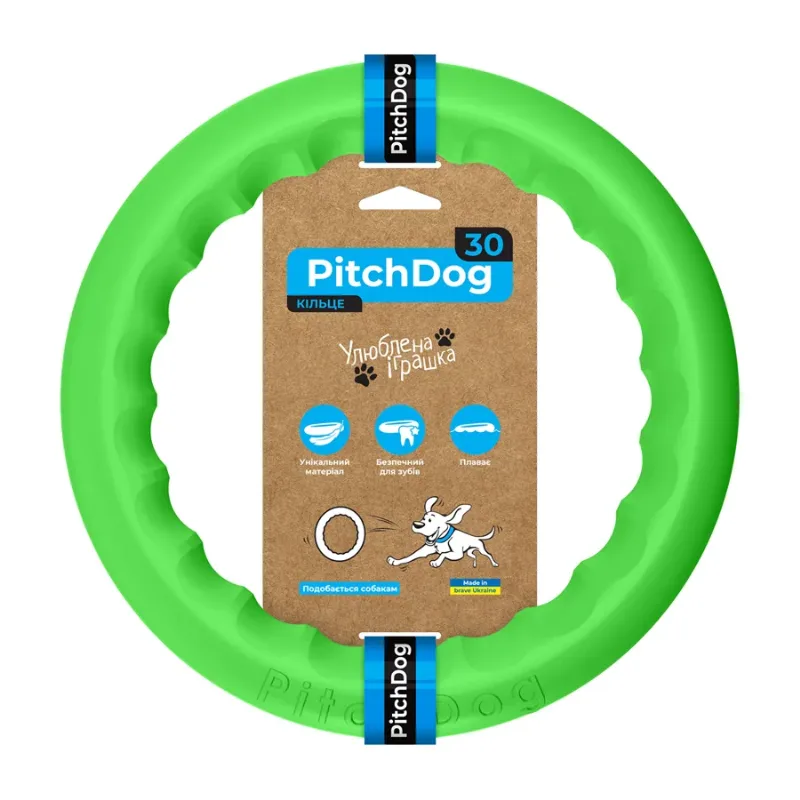 Кільце для апортировки 30, салатовий PitchDog Fetch Ring