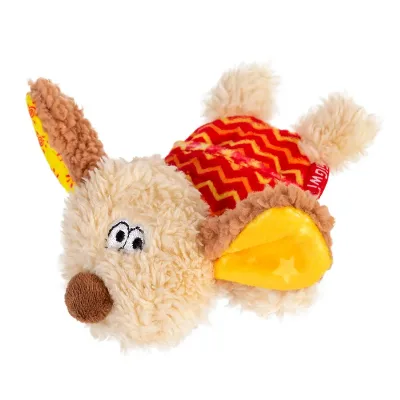 Іграшка для собак Собачка з пищалкою, текстиль, пластик, 13 см GiGwi Plush Friendz Puppy Plush Toy