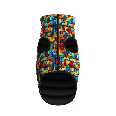 Курточка для собак «Блоки», S30 WAUDOG Clothes Dog Jacket Blocks
