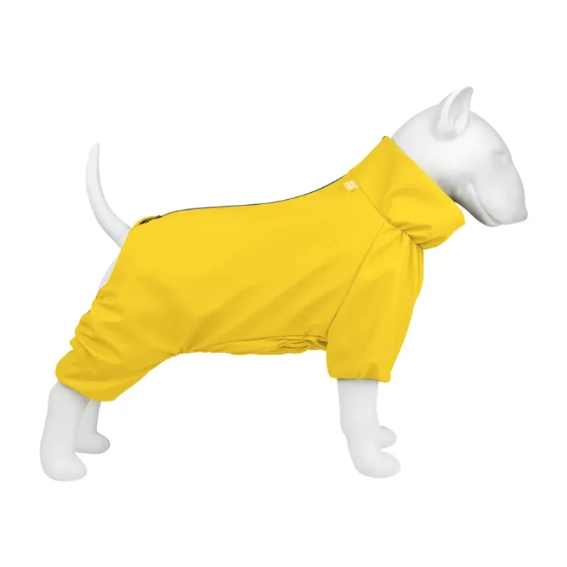 Дождевик для собак, водонепроницаемый, XS30, желтый WAUDOG Clothes Dog Raincoat