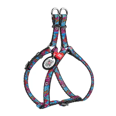 Шлея для собак «Літо», XS WAUDOG Nylon Anatomic Harness Summer